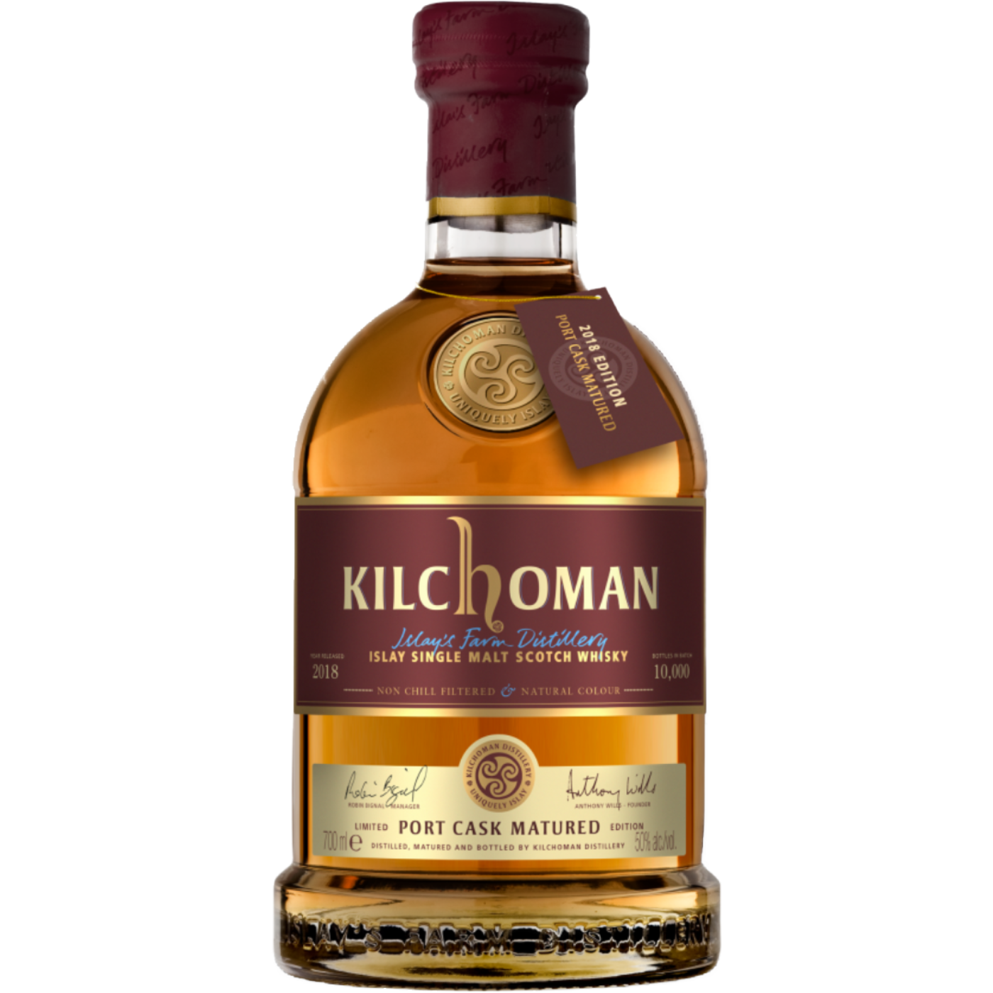 KILCHOMAN SCOTCH WHISKY PORT CASK